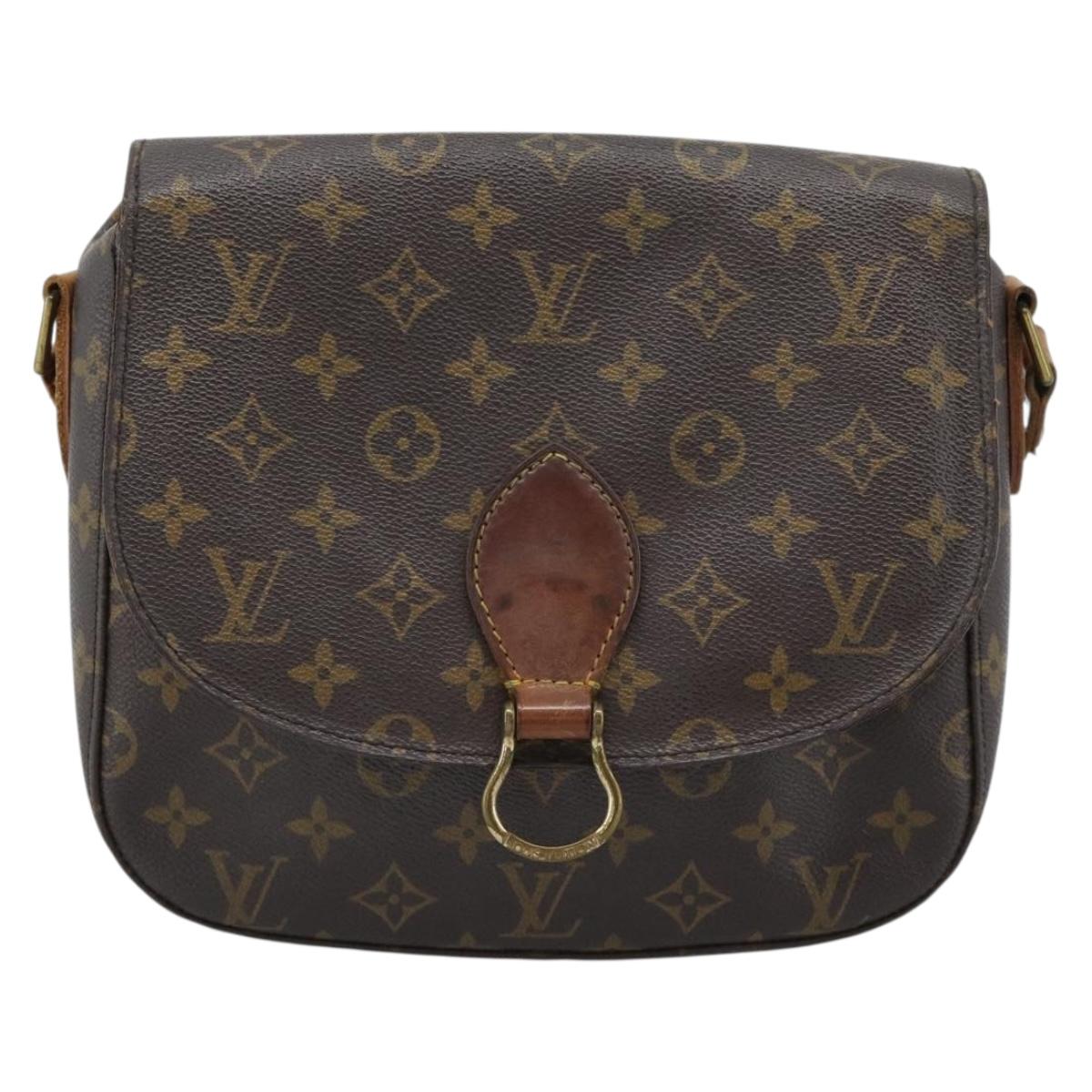 LOUIS VUITTON Monogram Saint Cloud GM Shoulder Bag M51242 LV Auth 188260