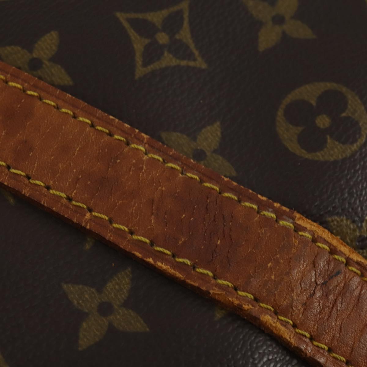 LOUIS VUITTON Monogram Keepall Bandouliere 60 Boston Bag M41412 LV Auth 188266
