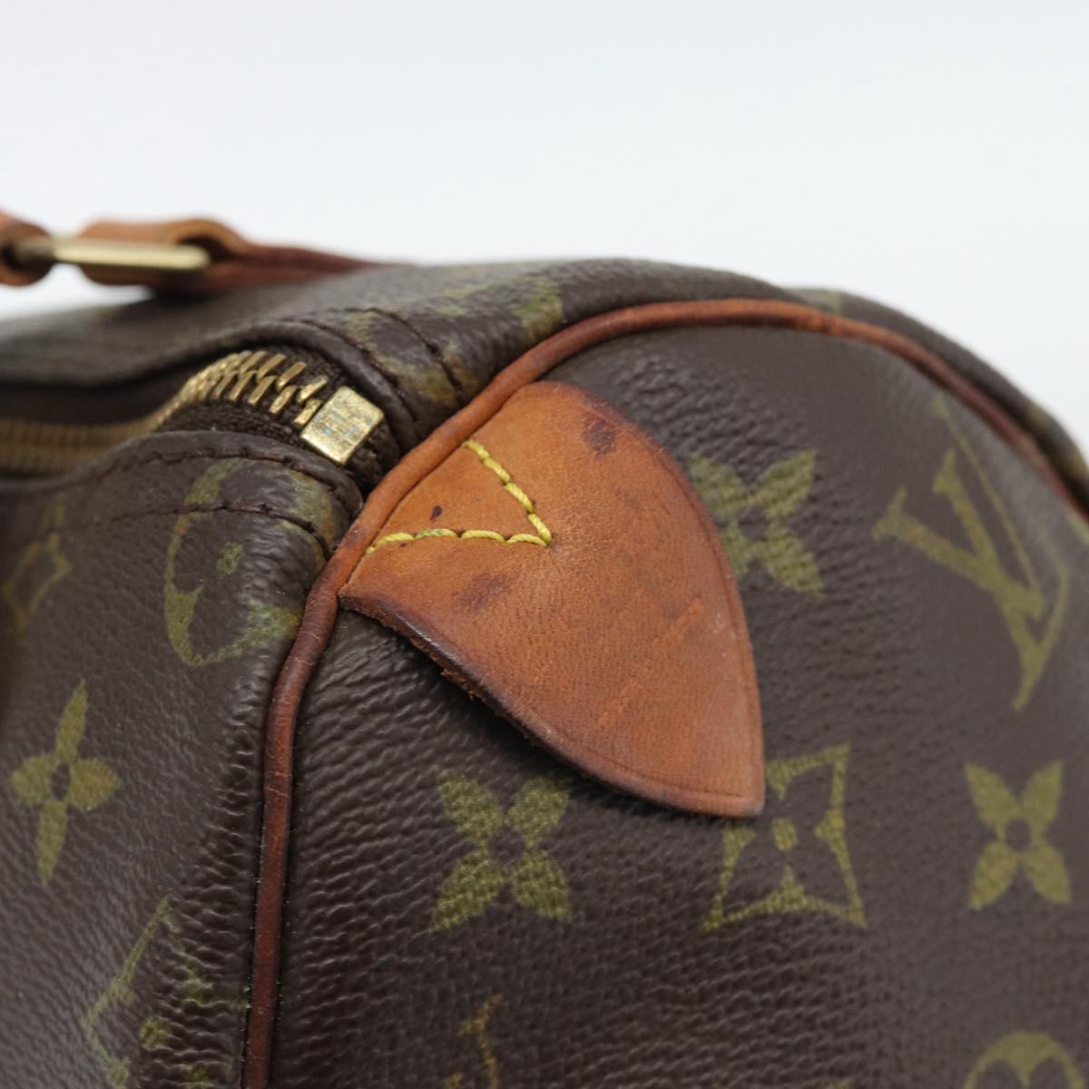 LOUIS VUITTON Monogram Speedy 25 Hand Bag M41528 LV Auth 188267