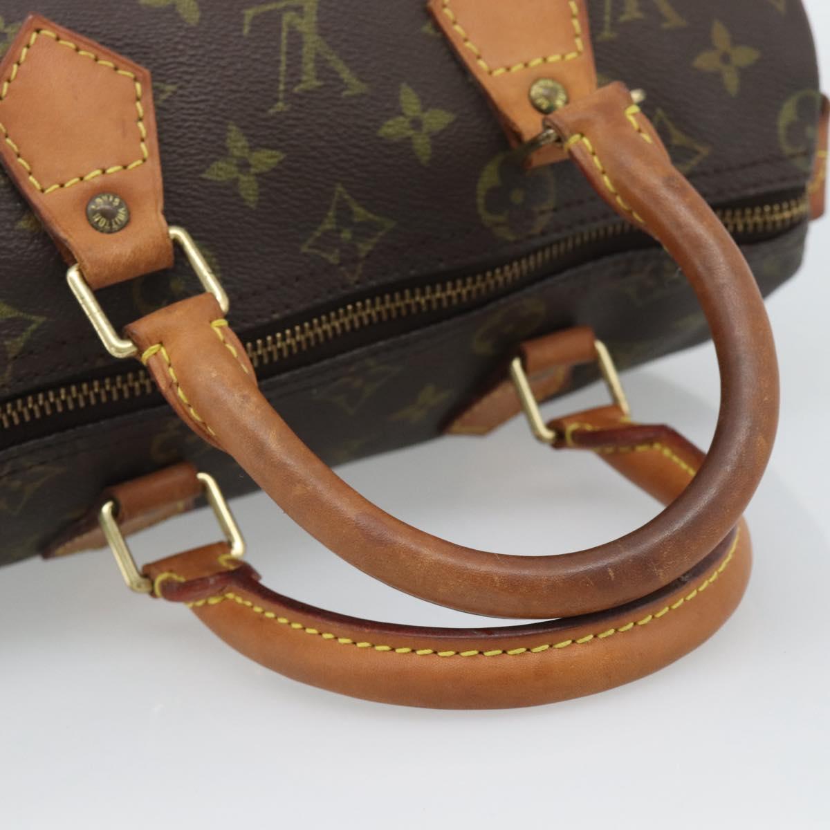 LOUIS VUITTON Monogram Speedy 25 Hand Bag M41528 LV Auth 188267