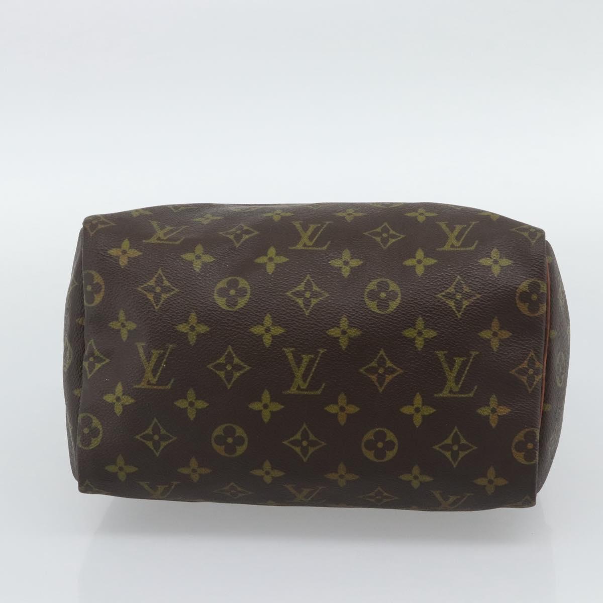 LOUIS VUITTON Monogram Speedy 25 Hand Bag M41528 LV Auth 188267