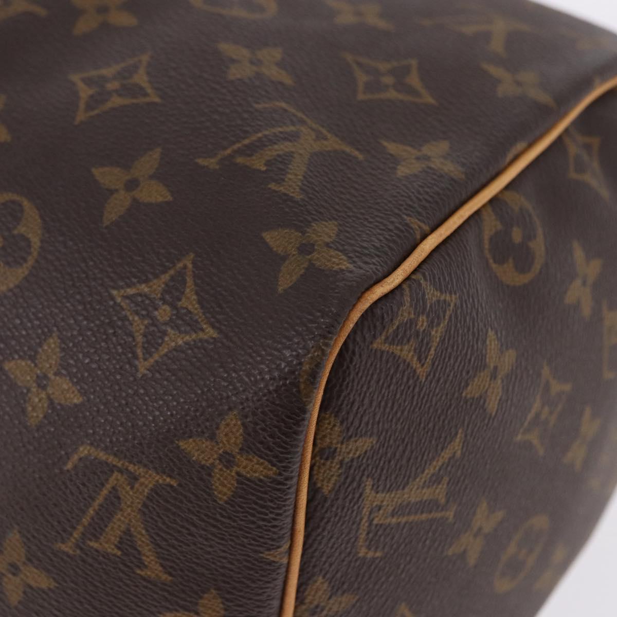 LOUIS VUITTON Monogram Speedy 30 Hand Bag M41526 LV Auth 188294V
