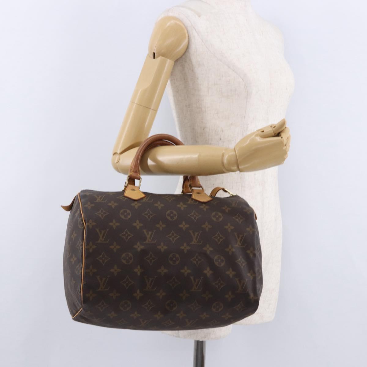 LOUIS VUITTON Monogram Speedy 30 Hand Bag M41526 LV Auth 188294V