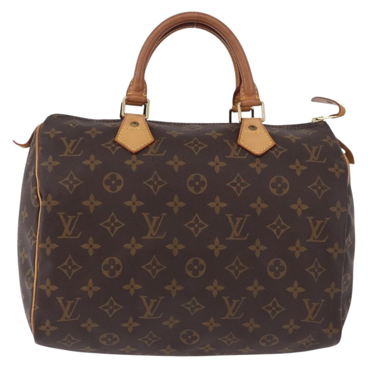 LOUIS VUITTON Monogram Speedy 30 Hand Bag M41526 LV Auth 188294V