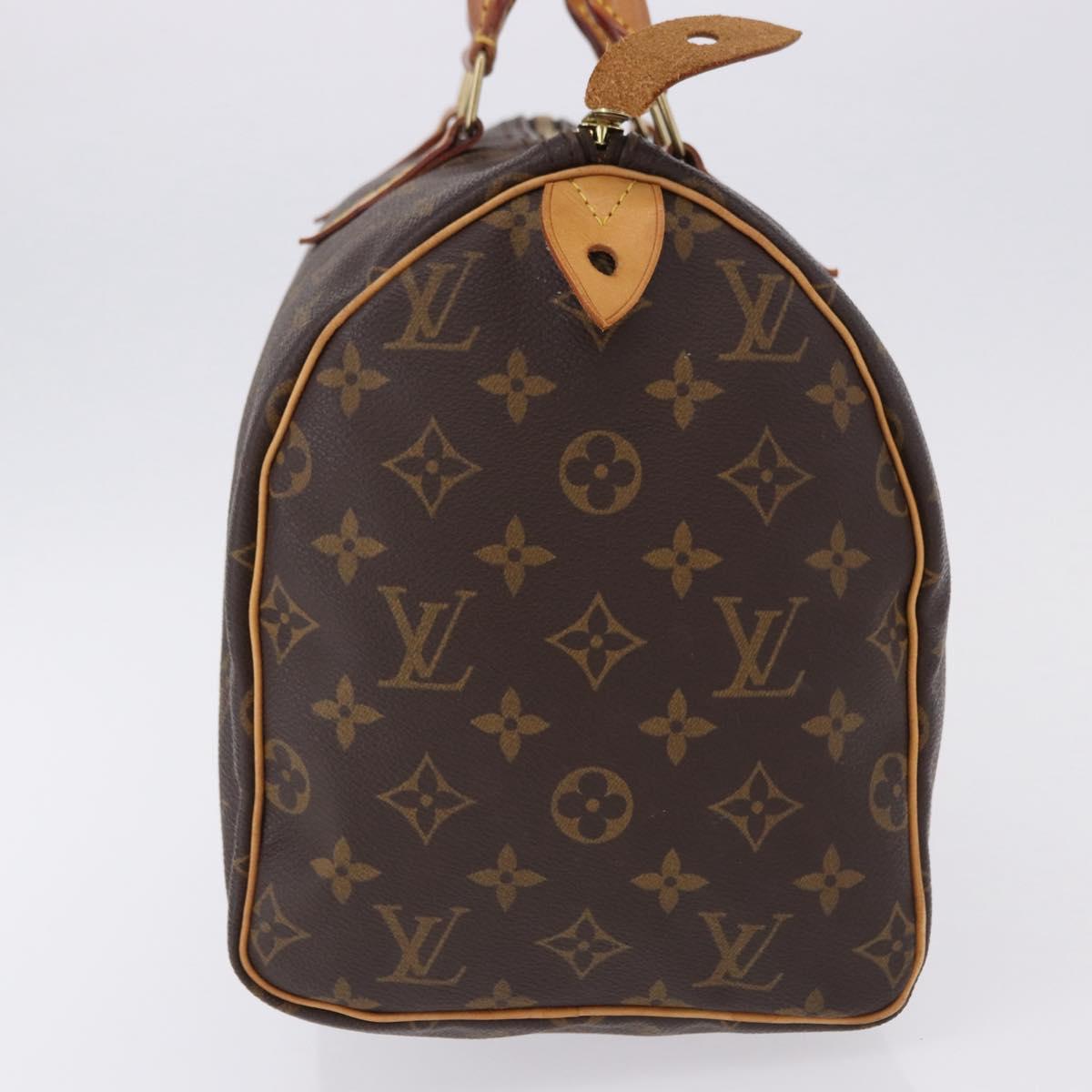 LOUIS VUITTON Monogram Speedy 30 Hand Bag M41526 LV Auth 188294V