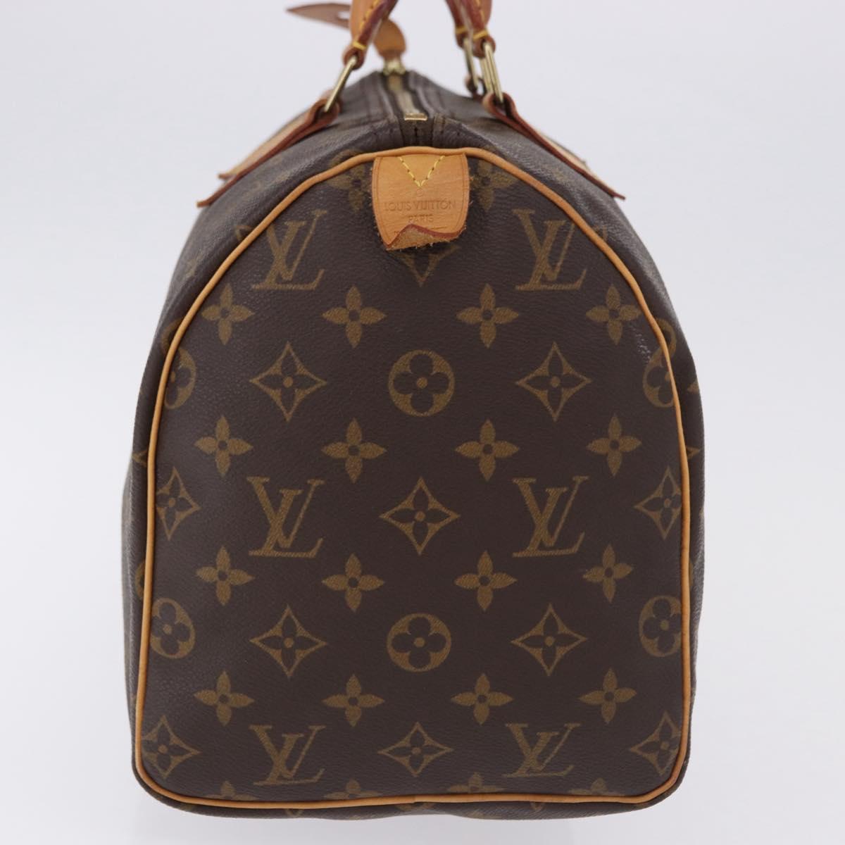 LOUIS VUITTON Monogram Speedy 30 Hand Bag M41526 LV Auth 188294V
