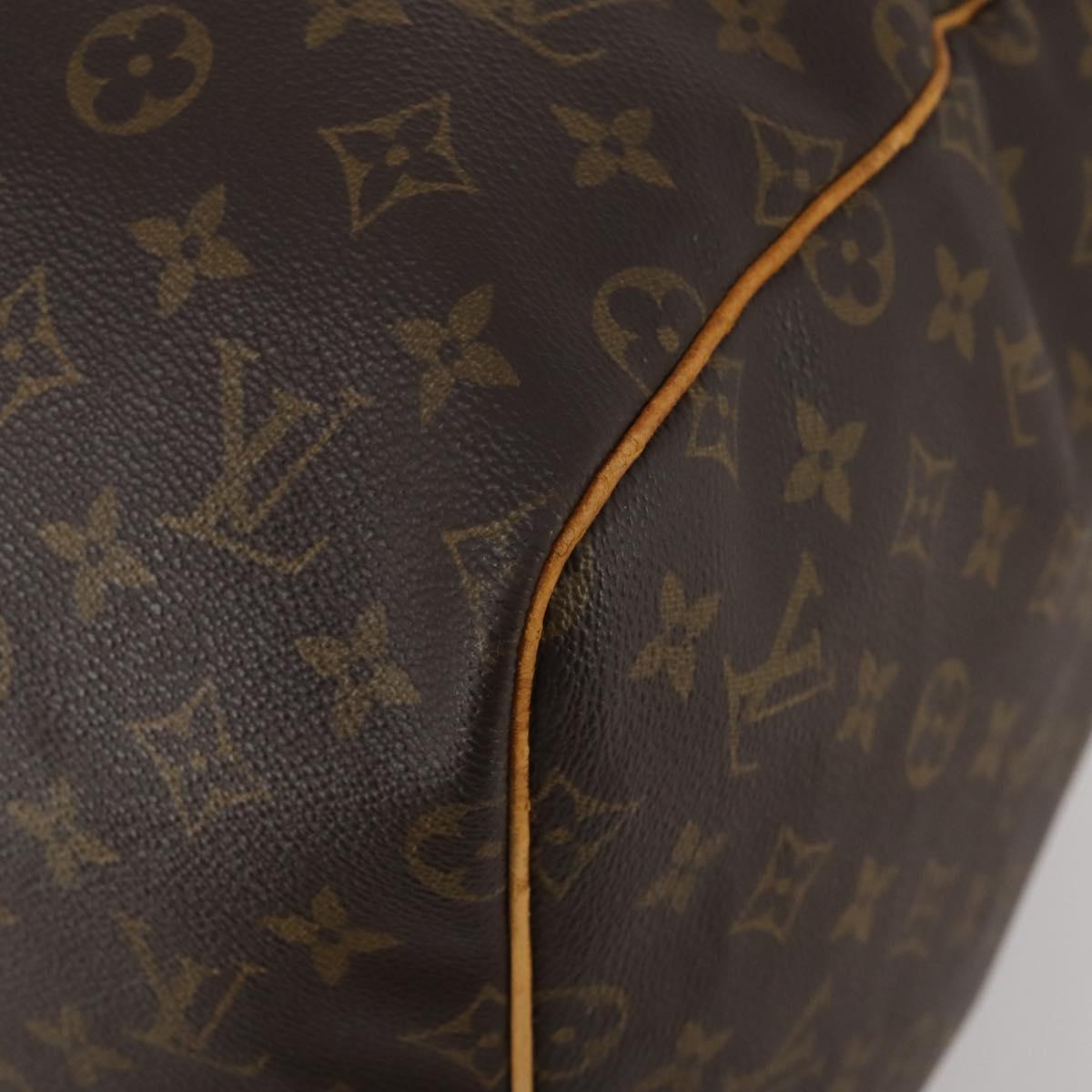 LOUIS VUITTON Monogram Keepall 55 Boston Bag M41424 LV Auth 188296