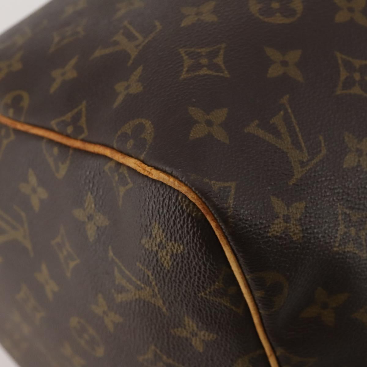 LOUIS VUITTON Monogram Keepall 55 Boston Bag M41424 LV Auth 188296