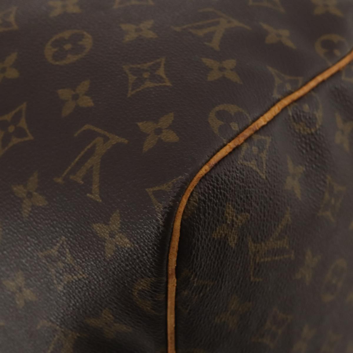 LOUIS VUITTON Monogram Keepall 55 Boston Bag M41424 LV Auth 188296