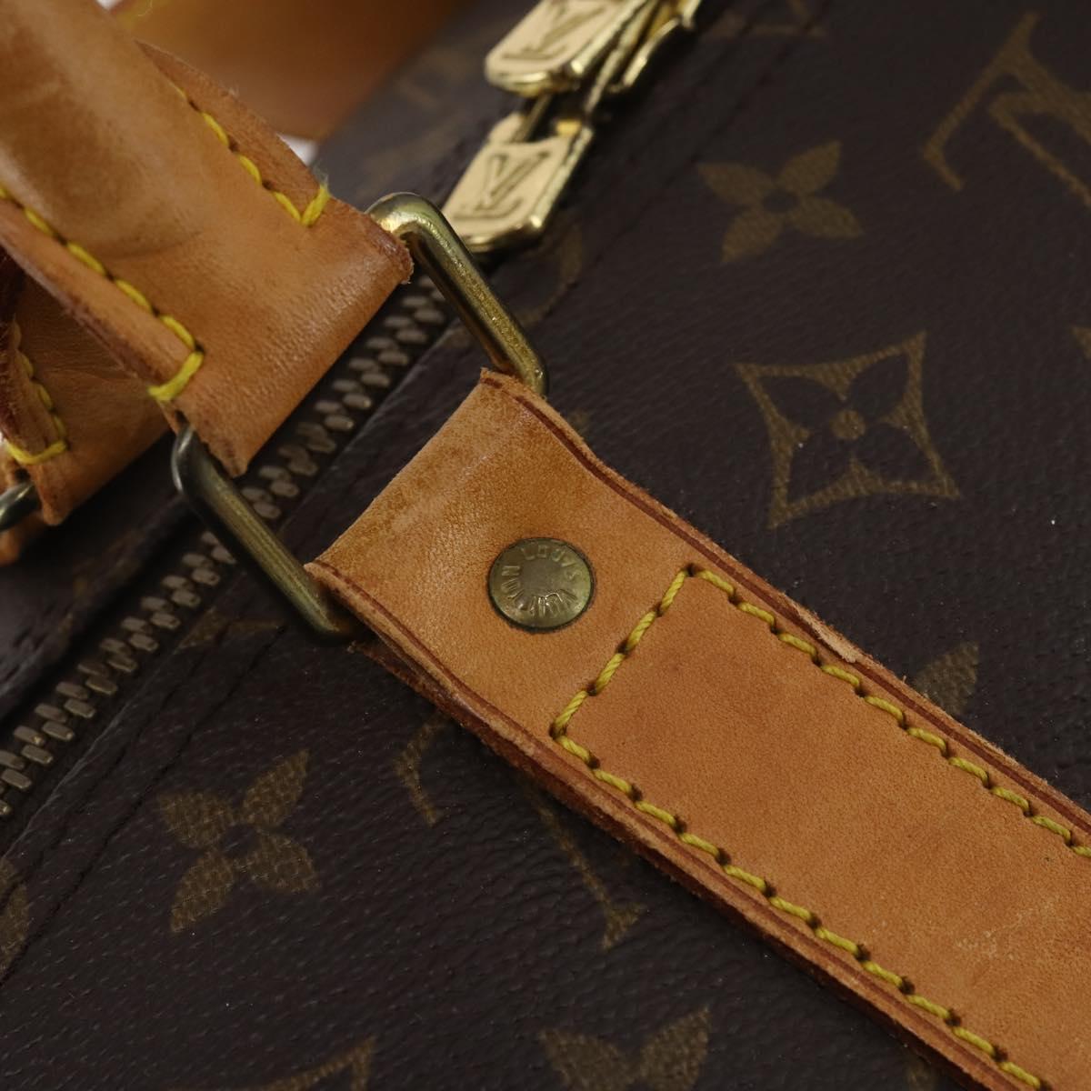 LOUIS VUITTON Monogram Keepall 55 Boston Bag M41424 LV Auth 188296