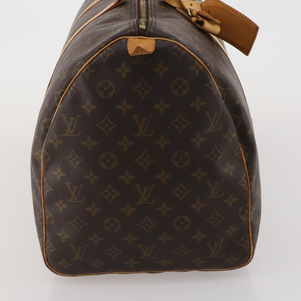 LOUIS VUITTON Monogram Keepall 55 Boston Bag M41424 LV Auth 188296