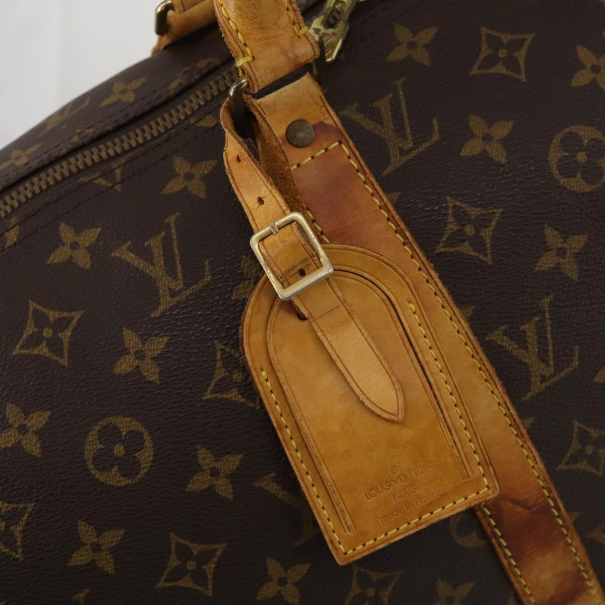 LOUIS VUITTON Monogram Keepall 50 Boston Bag M41426 LV Auth 188304
