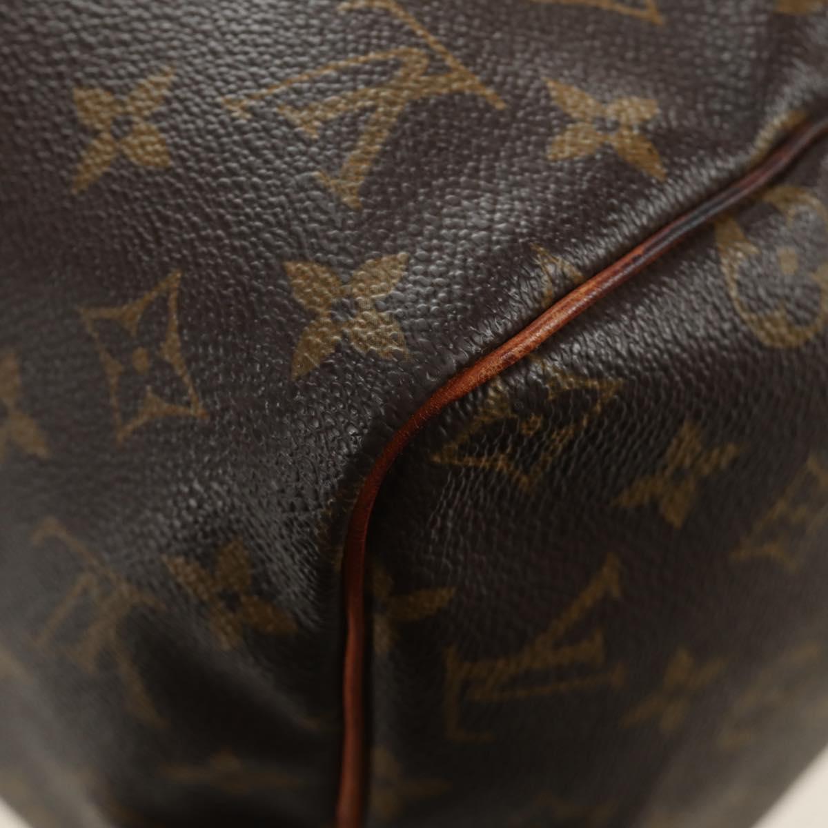 LOUIS VUITTON Monogram Speedy 30 Hand Bag M41526 LV Auth 188312SAV