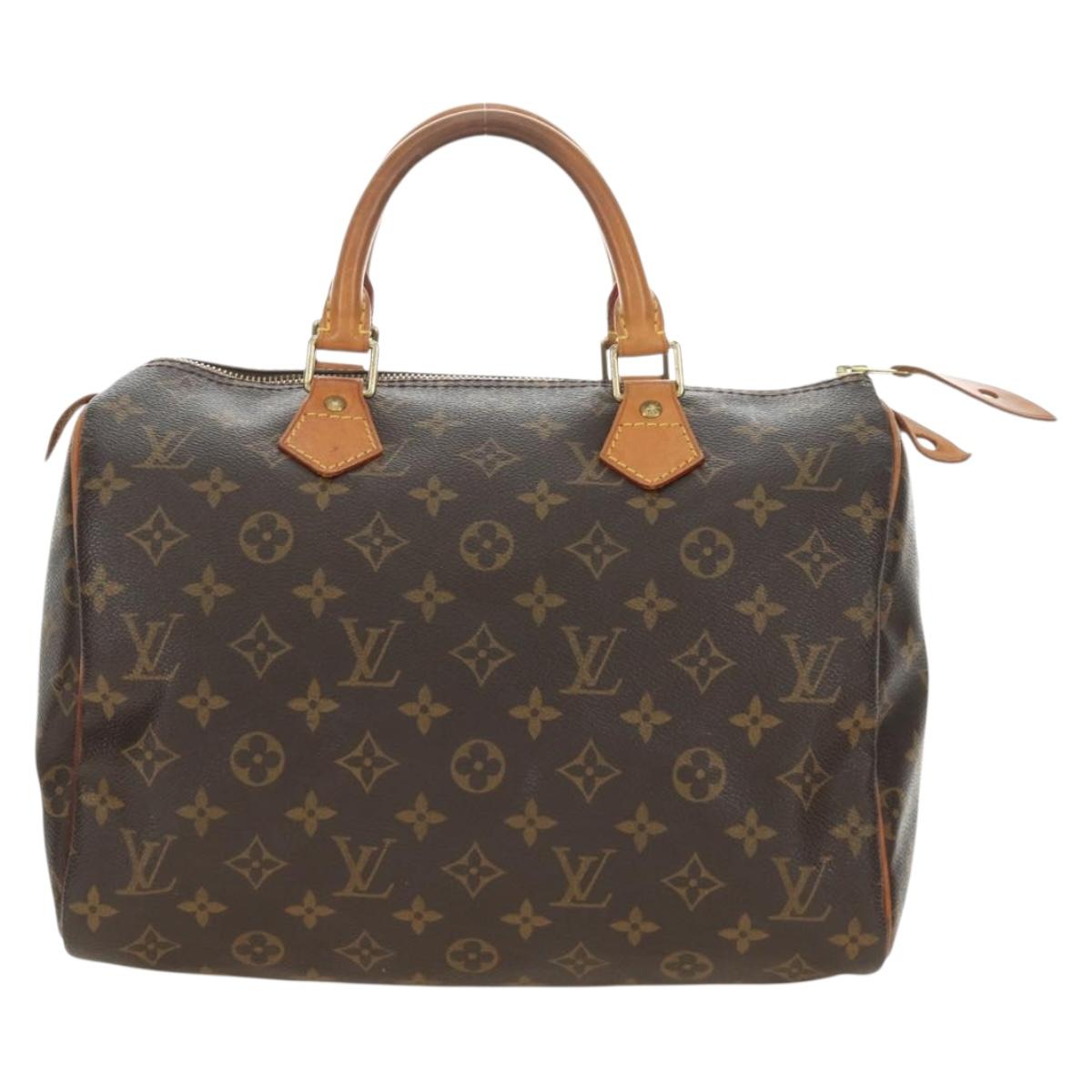 LOUIS VUITTON Monogram Speedy 30 Hand Bag M41526 LV Auth 188312SAV