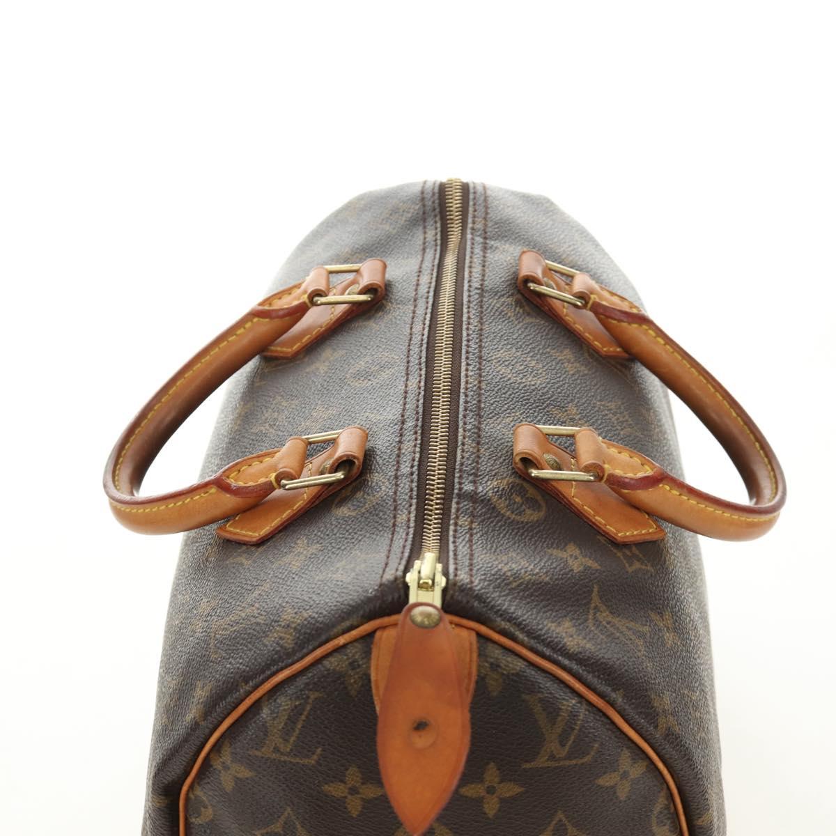 LOUIS VUITTON Monogram Speedy 30 Hand Bag M41526 LV Auth 188312SAV
