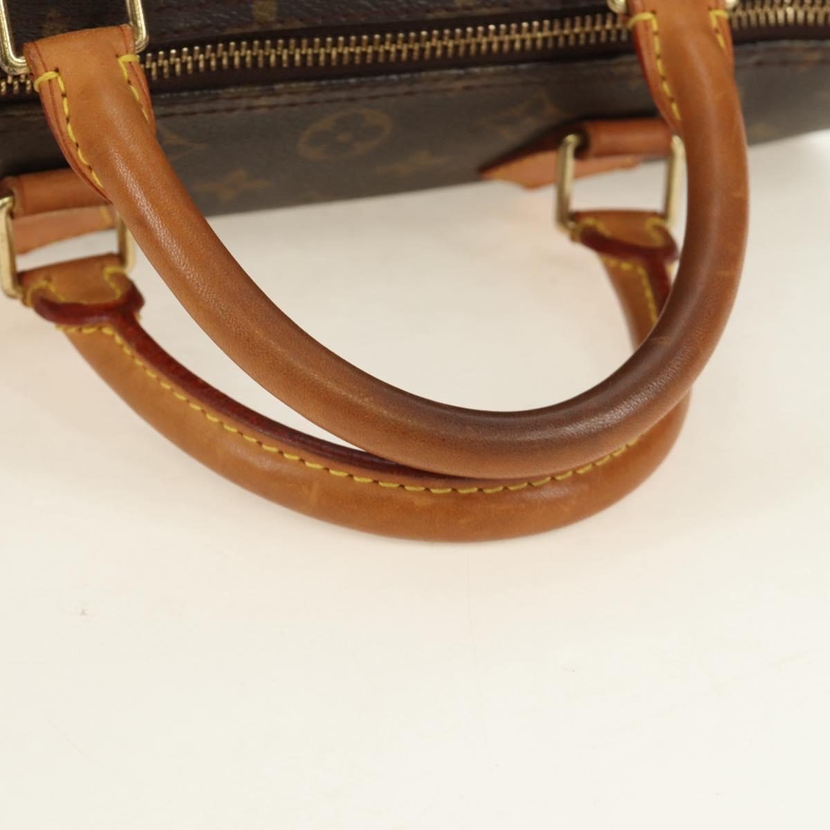 LOUIS VUITTON Monogram Speedy 30 Hand Bag M41526 LV Auth 188312SAV