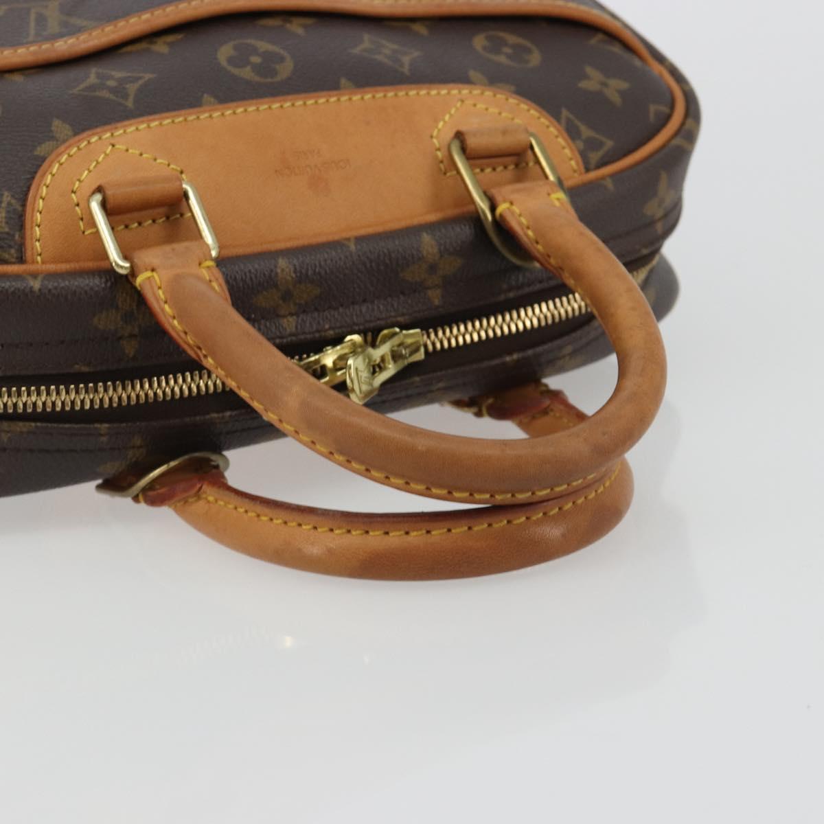 LOUIS VUITTON Monogram Trouville Hand Bag M42228 LV Auth 188313A