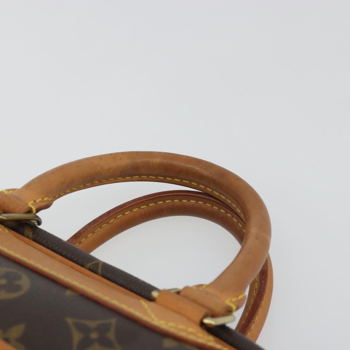 LOUIS VUITTON Monogram Trouville Hand Bag M42228 LV Auth 188313A
