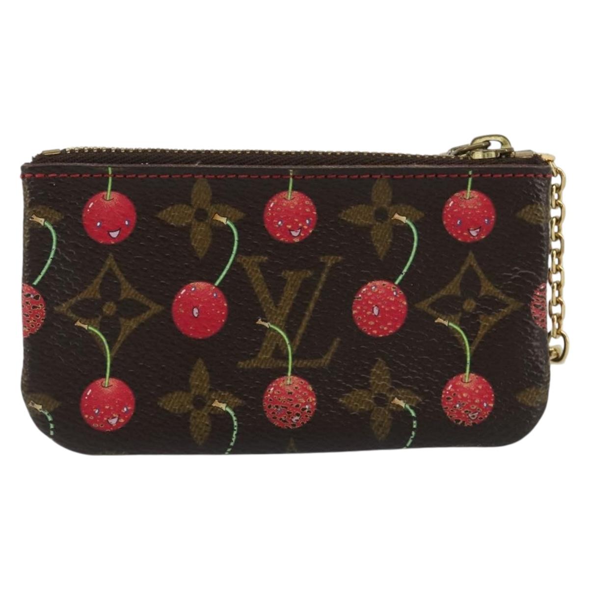 LOUIS VUITTON Monogram Cherry Pochette Cles Coin Purse M95042 LV Auth 188320A