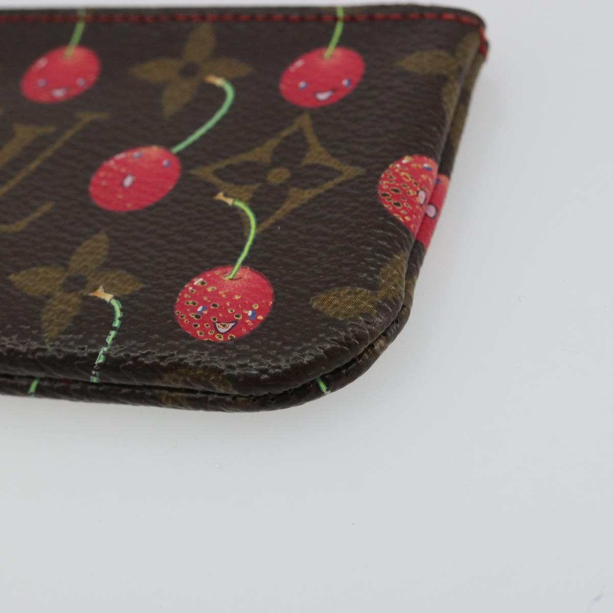 LOUIS VUITTON Monogram Cherry Pochette Cles Coin Purse M95042 LV Auth 188320A