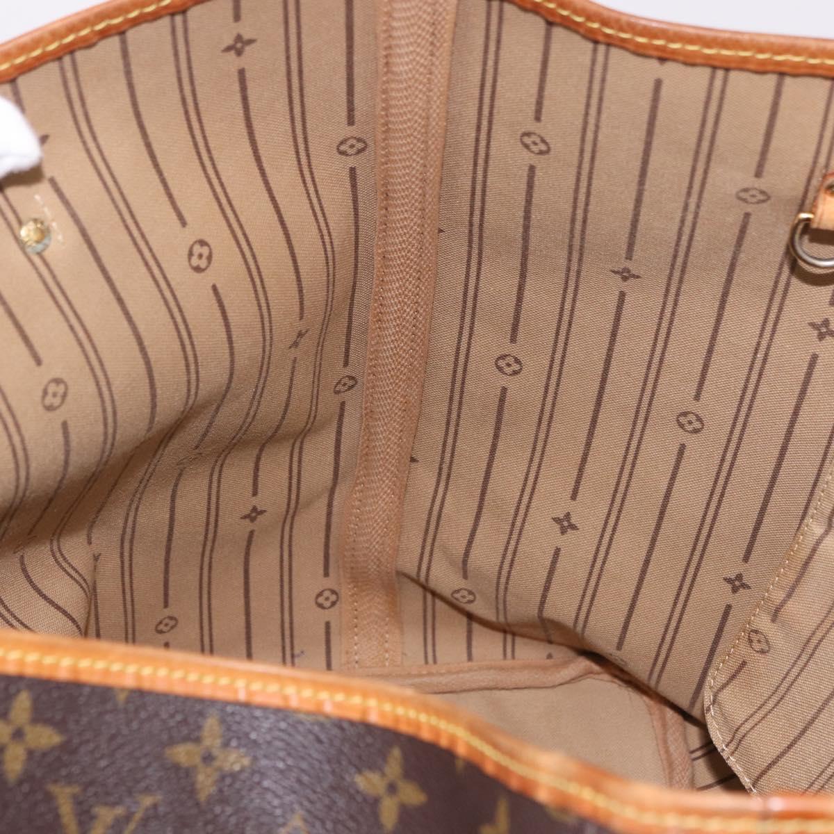 LOUIS VUITTON Monogram Neverfull GM Tote Bag M40157 LV Auth 188327