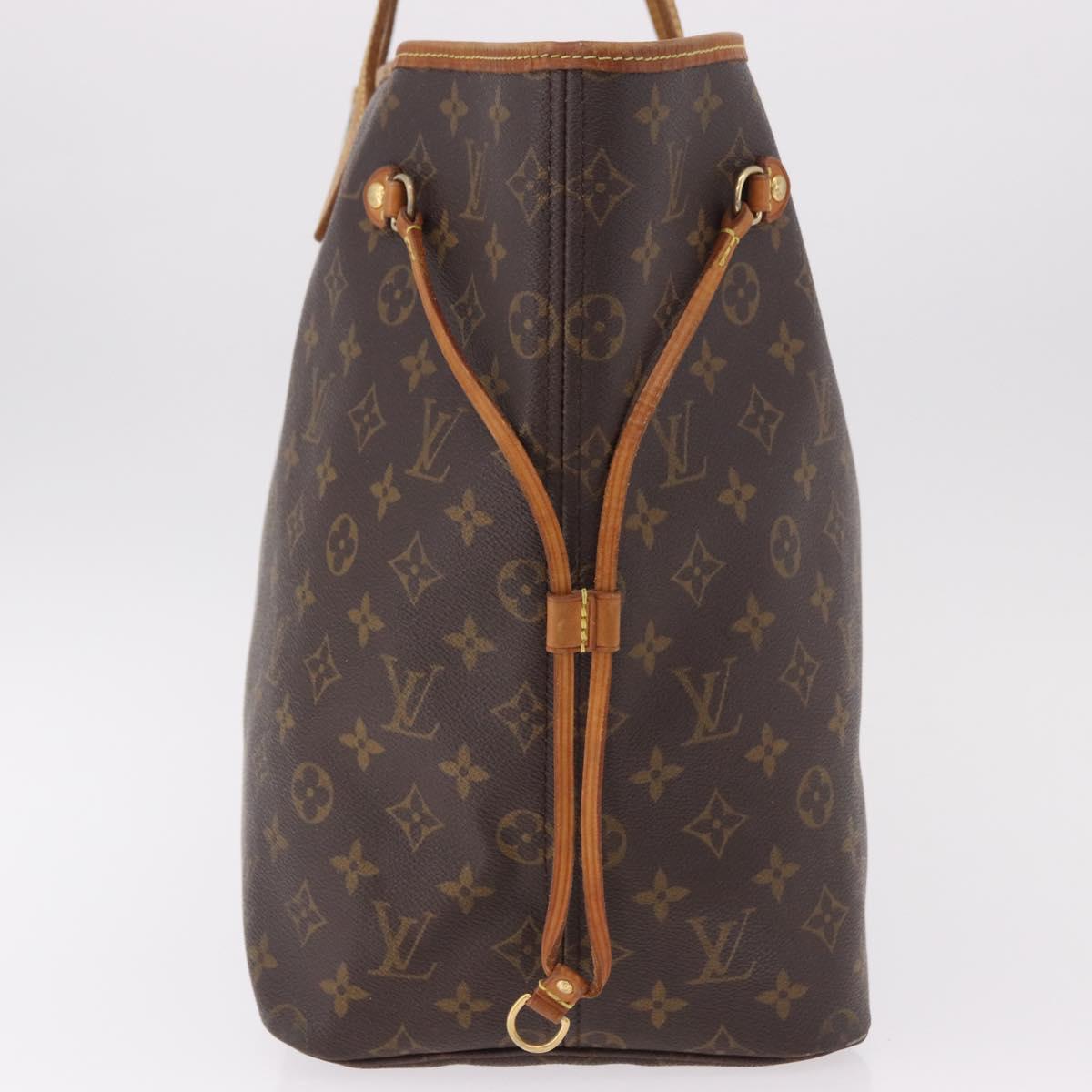 LOUIS VUITTON Monogram Neverfull GM Tote Bag M40157 LV Auth 188327