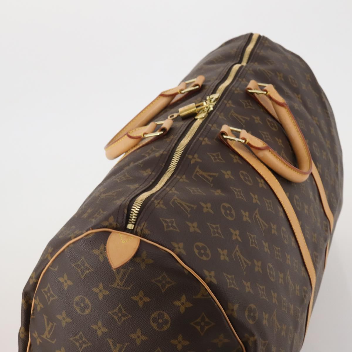 LOUIS VUITTON Monogram Keepall 60 Boston Bag M41422 LV Auth 188333SAV