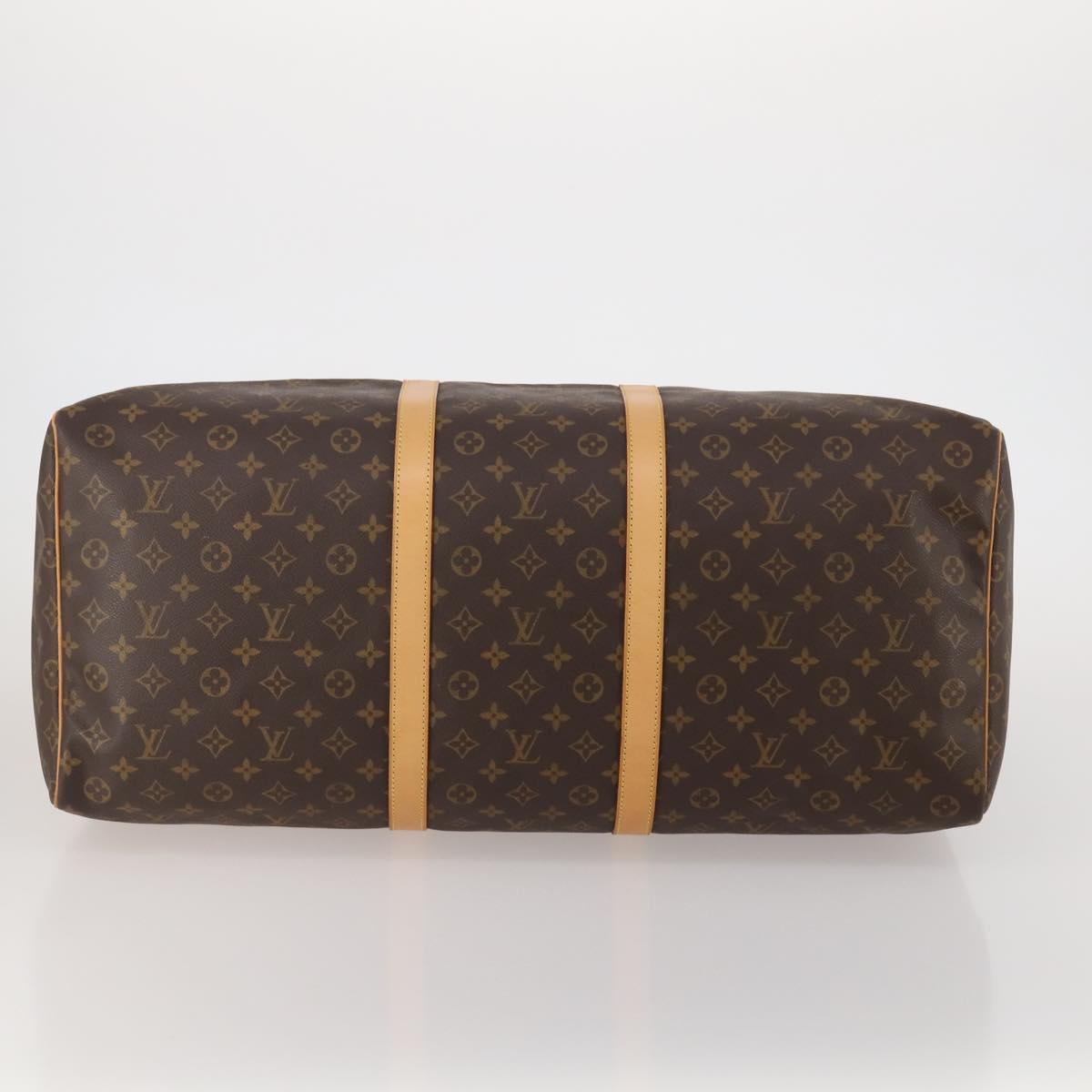 LOUIS VUITTON Monogram Keepall 60 Boston Bag M41422 LV Auth 188333SAV