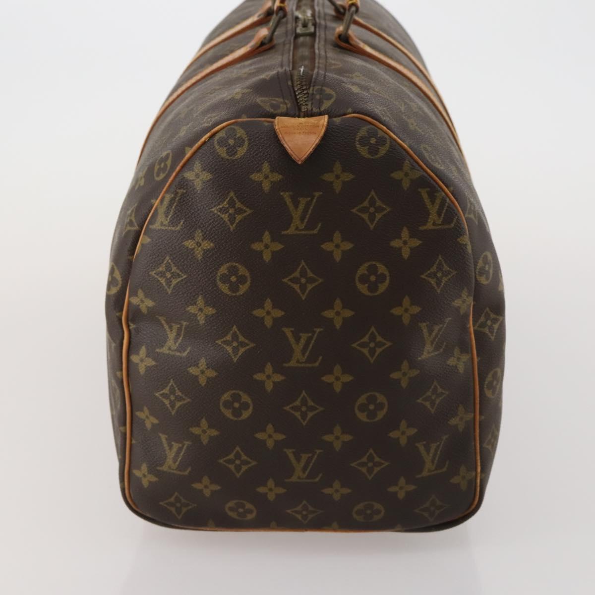 LOUIS VUITTON Monogram Keepall 50 Boston Bag M41426 LV Auth 188334