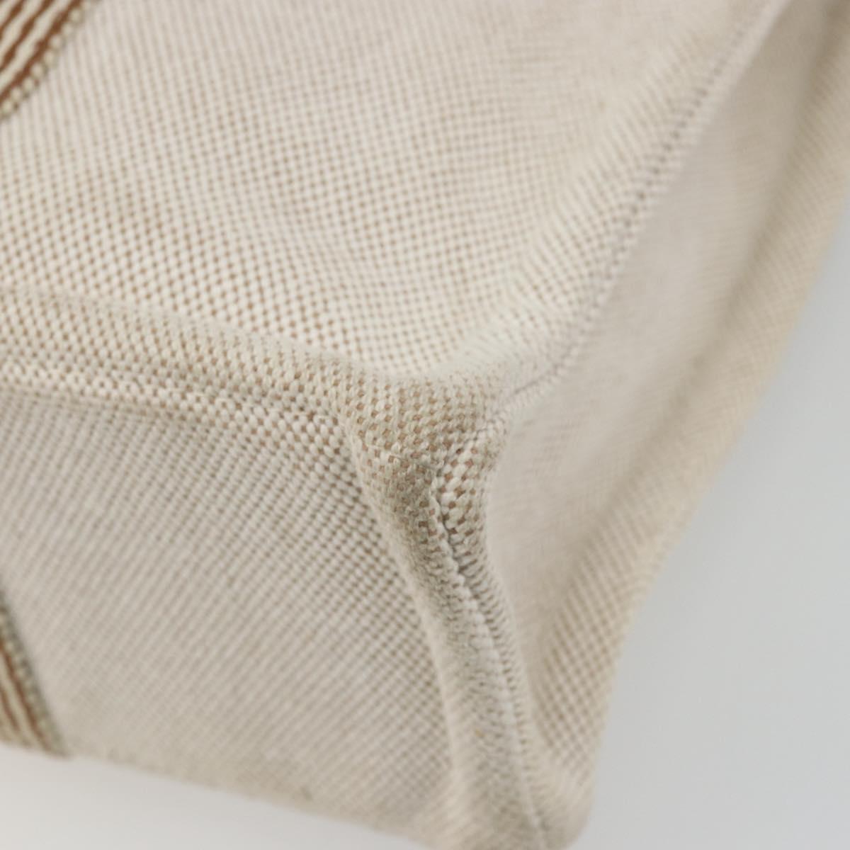 HERMES New Fourre Tout PM Hand Bag Canvas Gray Auth 188338