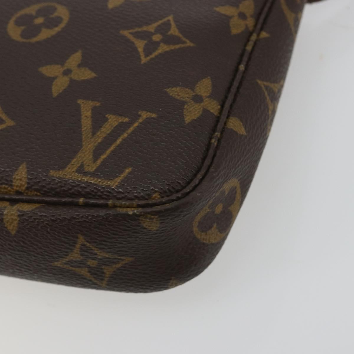 LOUIS VUITTON Monogram Pochette Accessoires Accessory Pouch M51980 Auth 188341