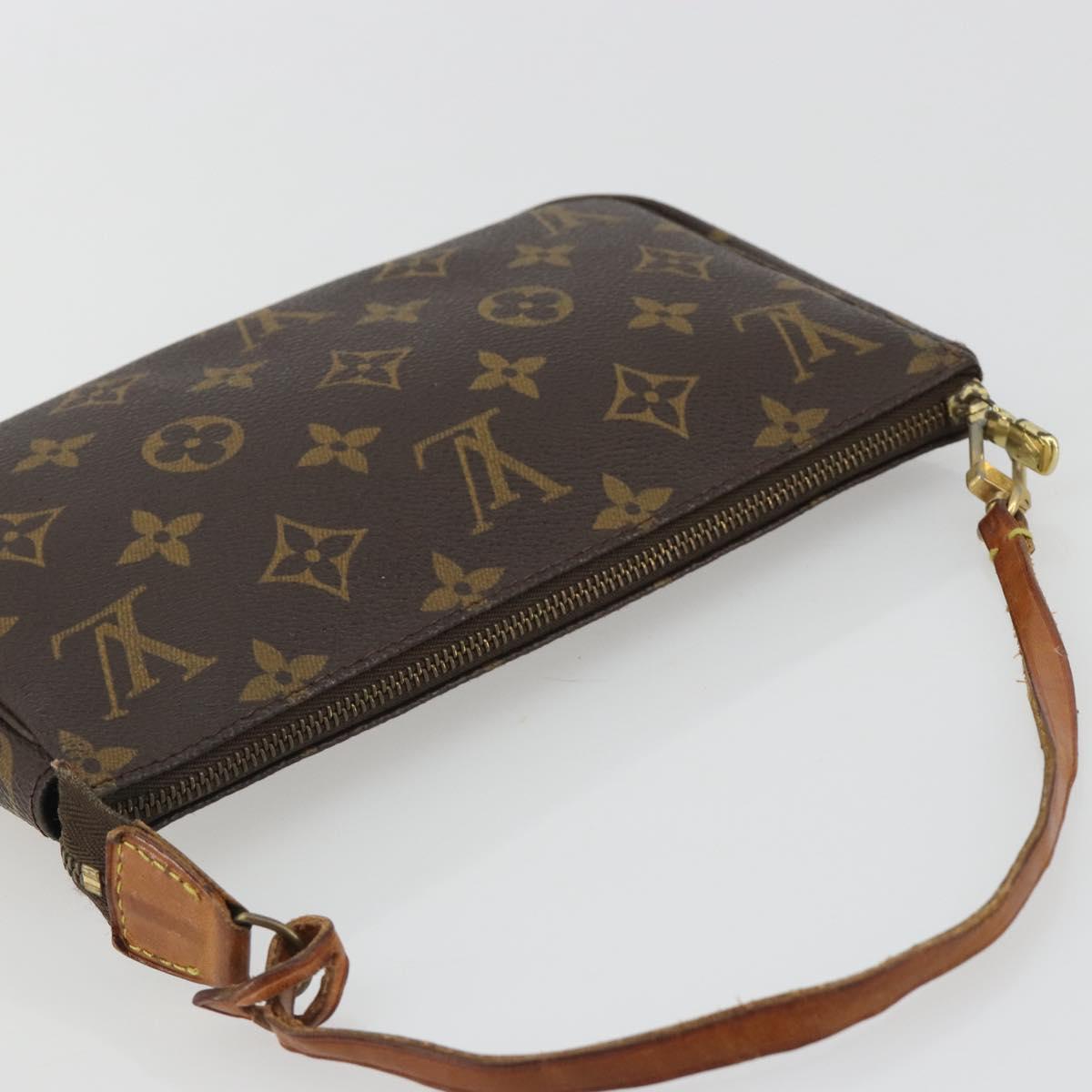 LOUIS VUITTON Monogram Pochette Accessoires Accessory Pouch M51980 Auth 188341