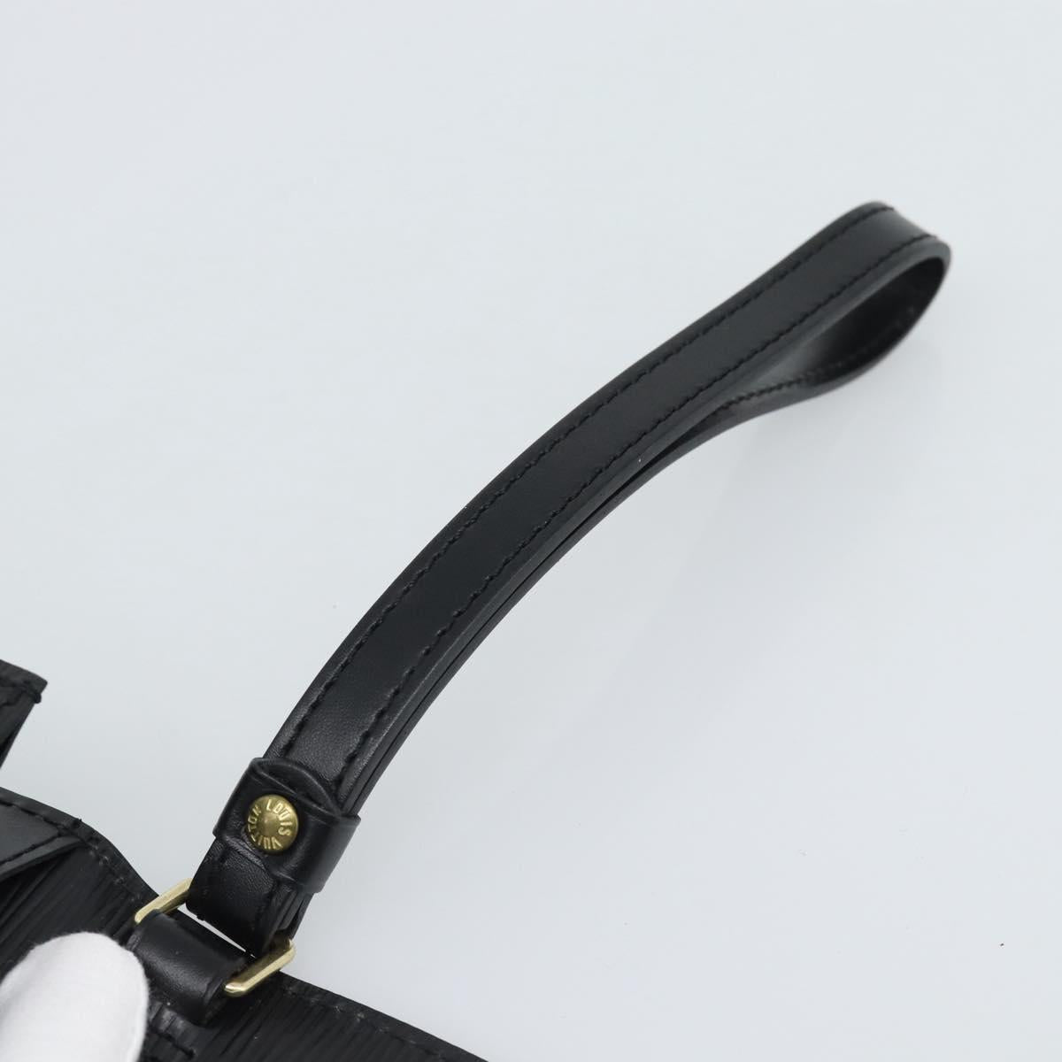 LOUIS VUITTON Epi Serie Dragonne Clutch Bag Black Noir M52612 LV Auth 188343A