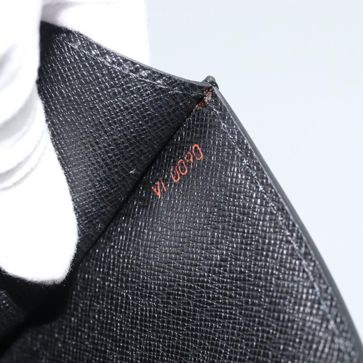 LOUIS VUITTON Epi Serie Dragonne Clutch Bag Black Noir M52612 LV Auth 188343A