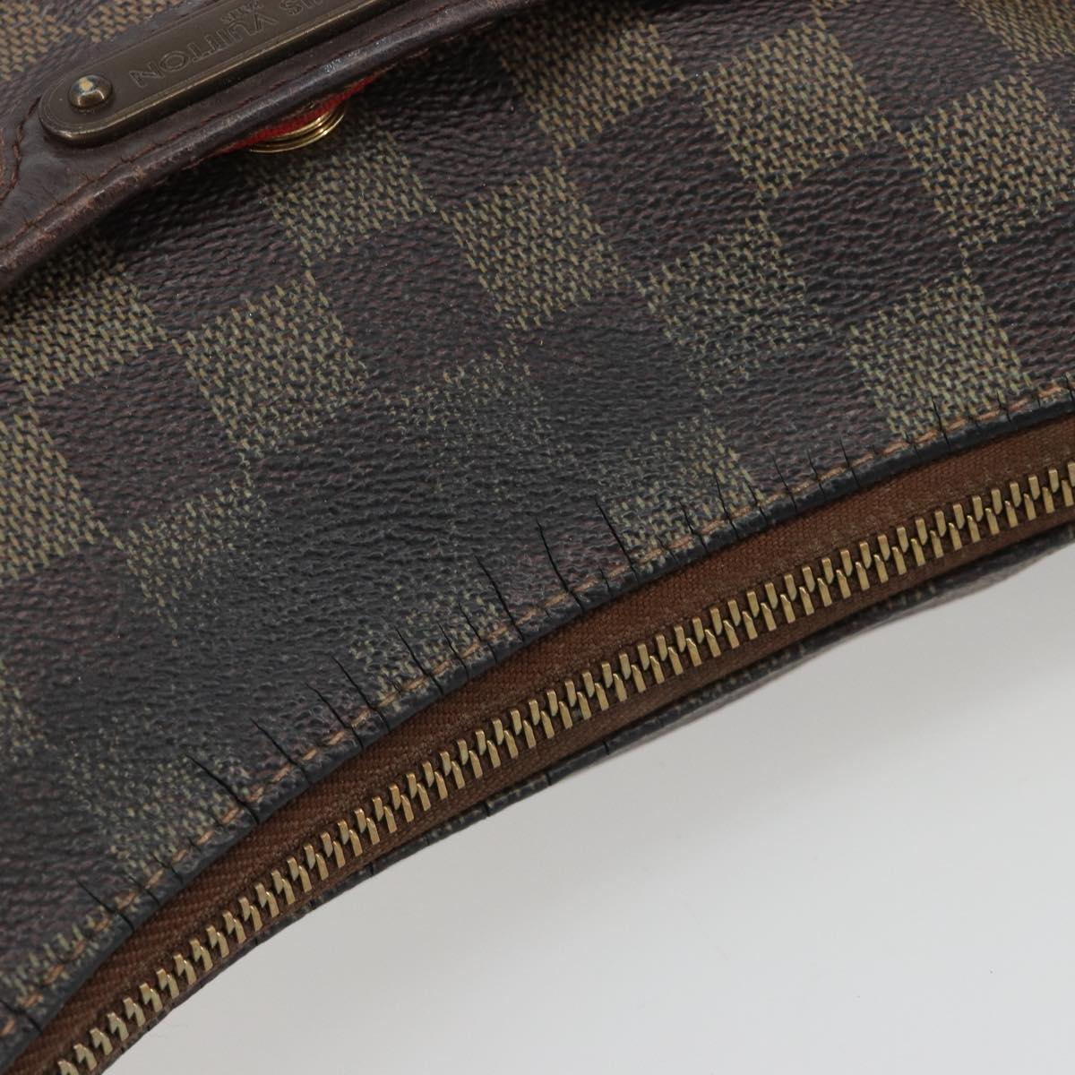 LOUIS VUITTON Damier Ebene Bloomsbury PM Shoulder Bag N42251 LV Auth 188344