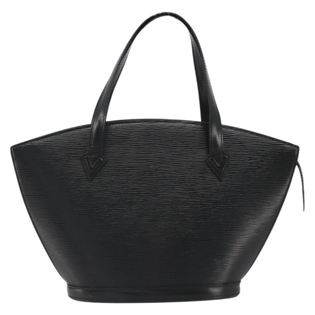 LOUIS VUITTON Epi Saint Jacques Shopping Shoulder Bag Black M52272 Auth 188352