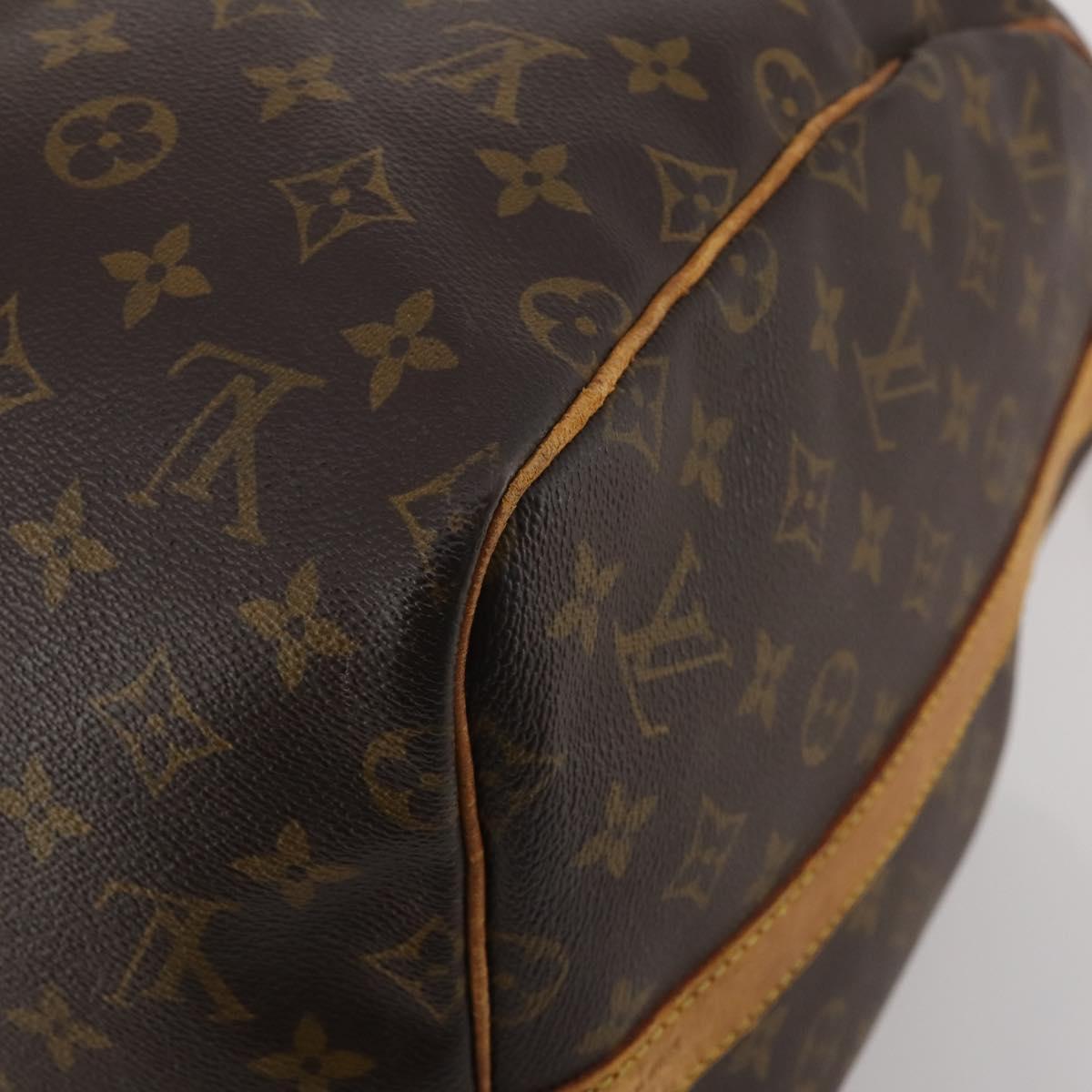 LOUIS VUITTON Monogram Keepall Bandouliere 55 Boston Bag M41414 LV Auth 188360
