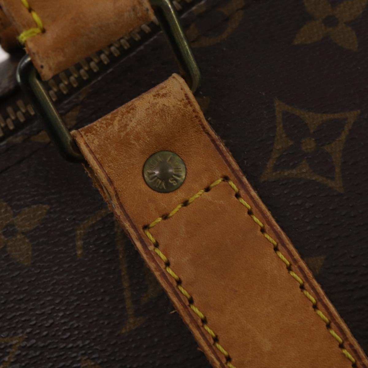 LOUIS VUITTON Monogram Keepall Bandouliere 55 Boston Bag M41414 LV Auth 188360