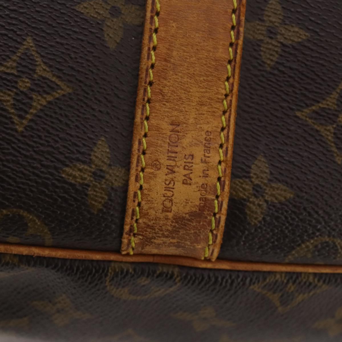 LOUIS VUITTON Monogram Keepall Bandouliere 55 Boston Bag M41414 LV Auth 188360