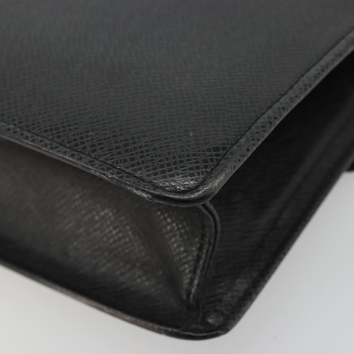 LOUIS VUITTON Taiga Selenga Clutch Bag Ardoise M30782 LV Auth 188362A