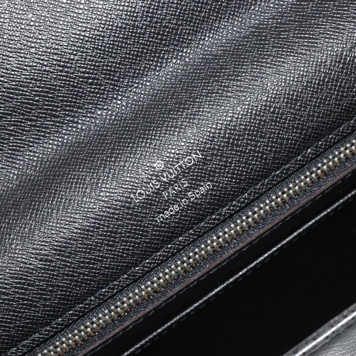LOUIS VUITTON Taiga Selenga Clutch Bag Ardoise M30782 LV Auth 188362A