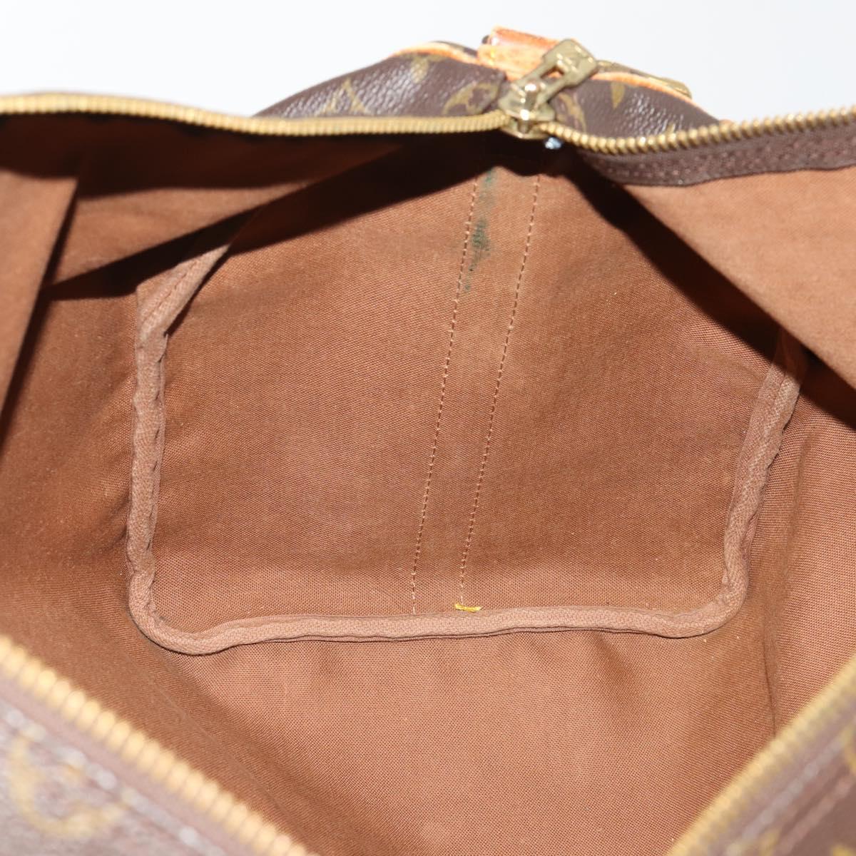LOUIS VUITTON Monogram Keepall Bandouliere 50 Boston Bag M41416 LV Auth 188369