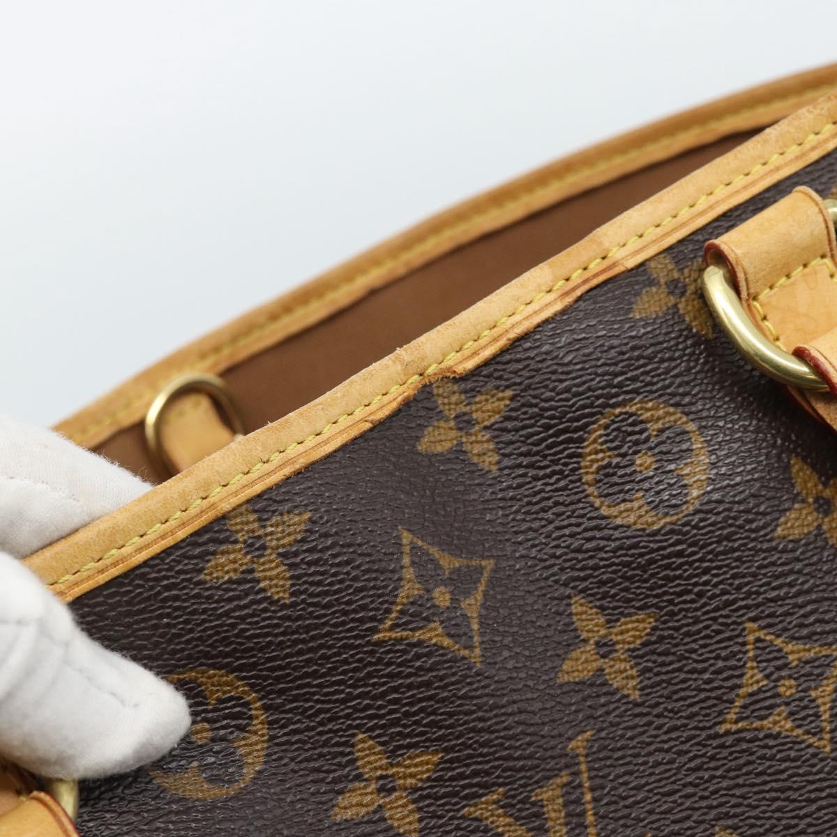 LOUIS VUITTON Monogram Batignolles Horizontal Tote Bag M51154 LV Auth 188370