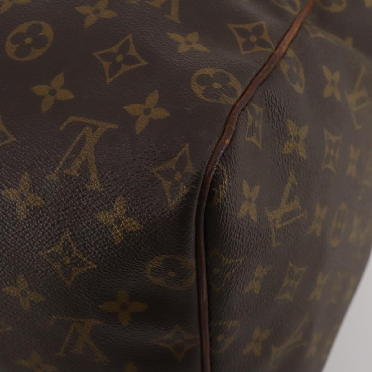 LOUIS VUITTON Monogram Keepall 55 Boston Bag M41424 LV Auth 188372A