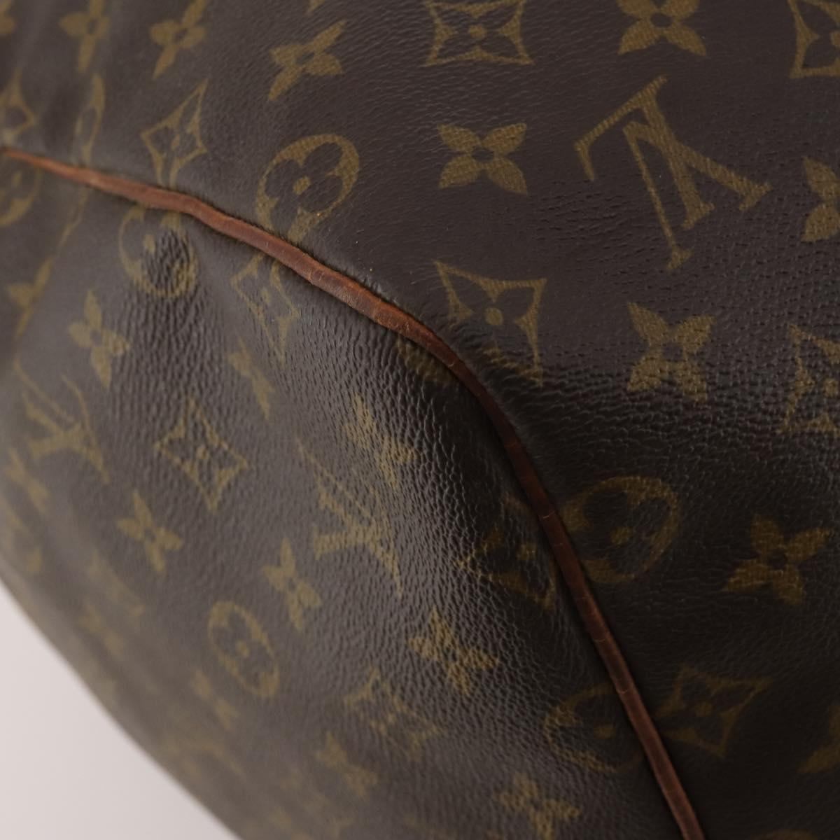 LOUIS VUITTON Monogram Keepall 55 Boston Bag M41424 LV Auth 188372A
