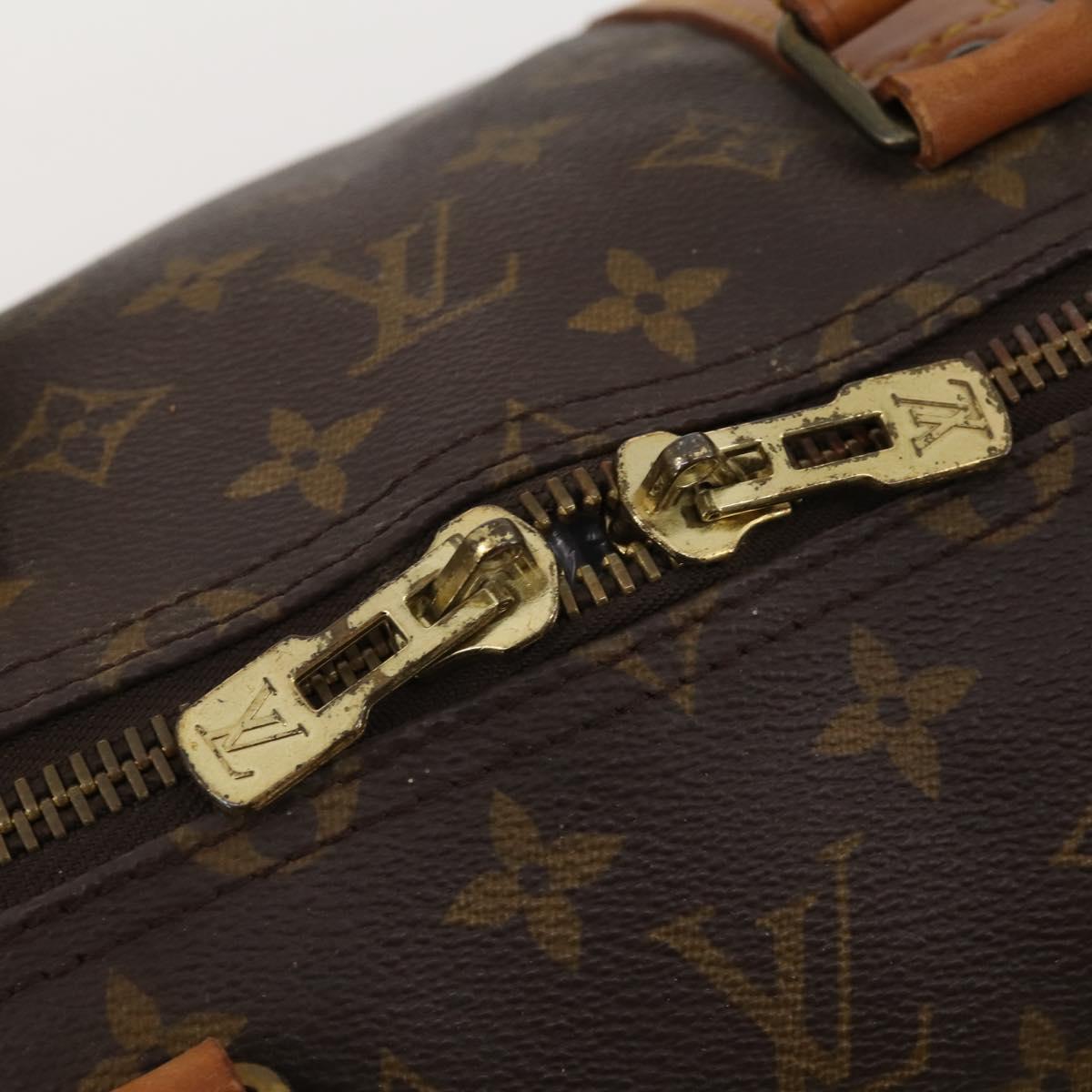 LOUIS VUITTON Monogram Keepall 55 Boston Bag M41424 LV Auth 188372A
