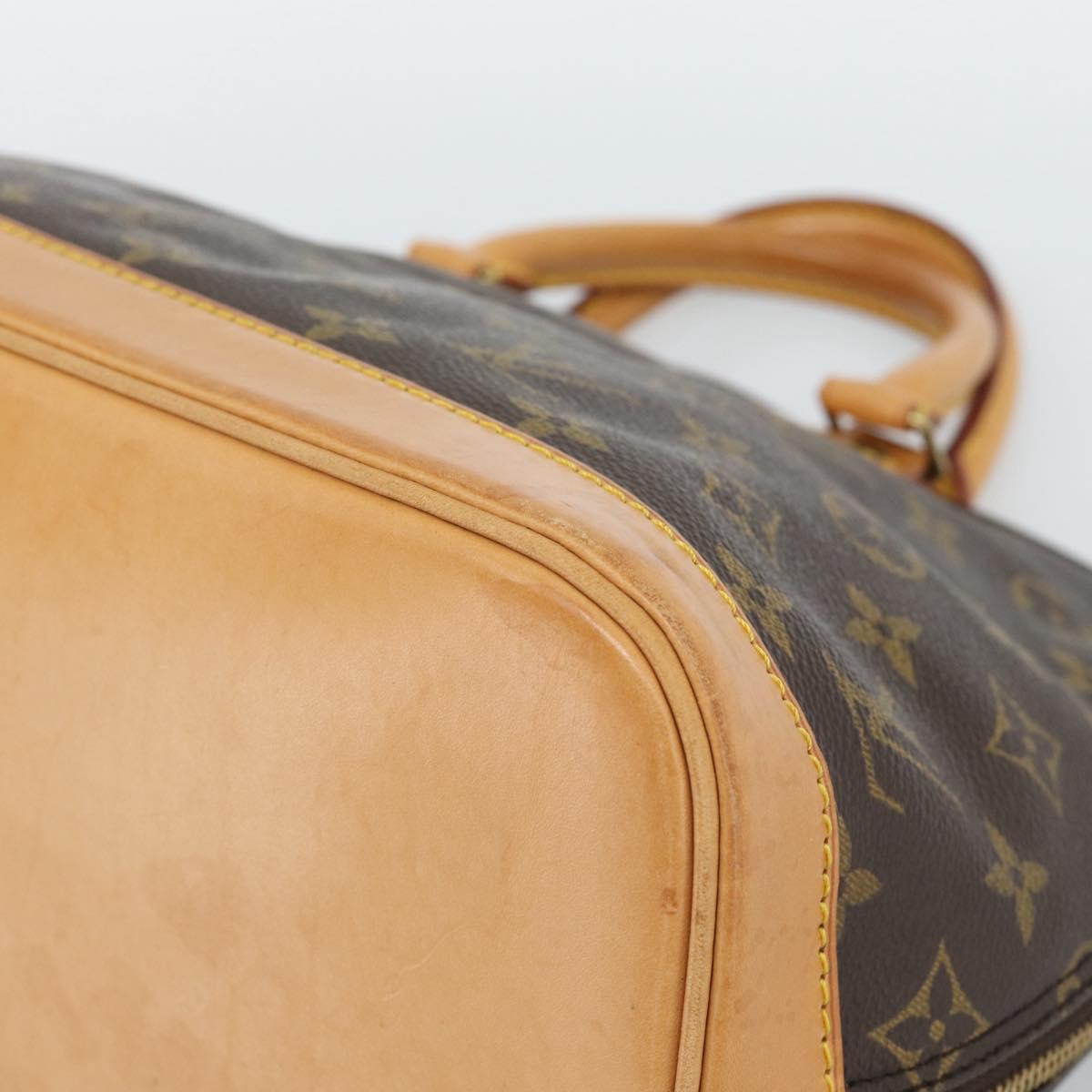 LOUIS VUITTON Monogram Alma Hand Bag M51130 LV Auth 188374