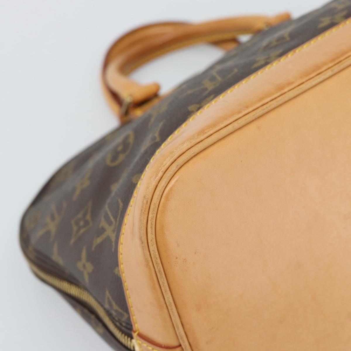 LOUIS VUITTON Monogram Alma Hand Bag M51130 LV Auth 188374
