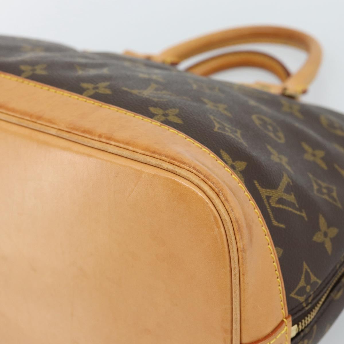 LOUIS VUITTON Monogram Alma Hand Bag M51130 LV Auth 188374