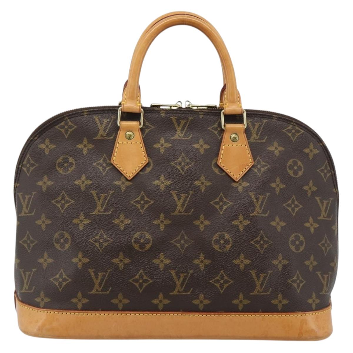 LOUIS VUITTON Monogram Alma Hand Bag M51130 LV Auth 188374